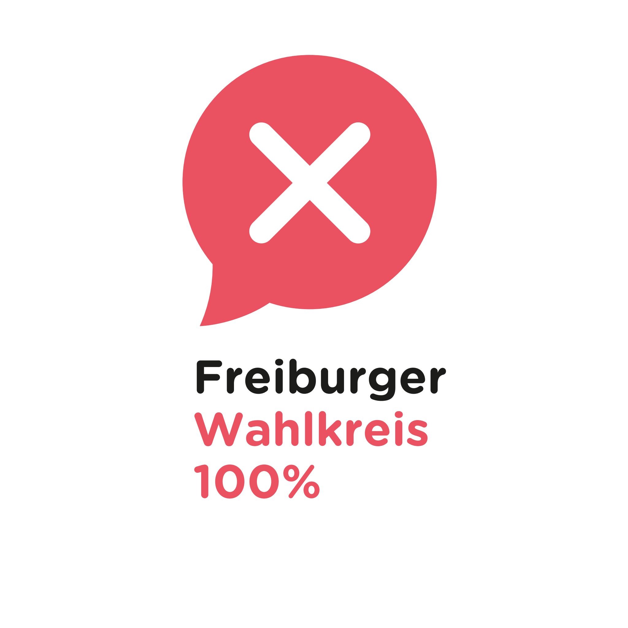 Freiburger Wahlkreis 100 Prozent